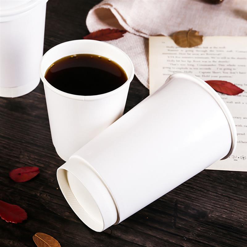 50pcs Disposable Coffee Cups I - Coffee Tea Paper Cups 评论和价格