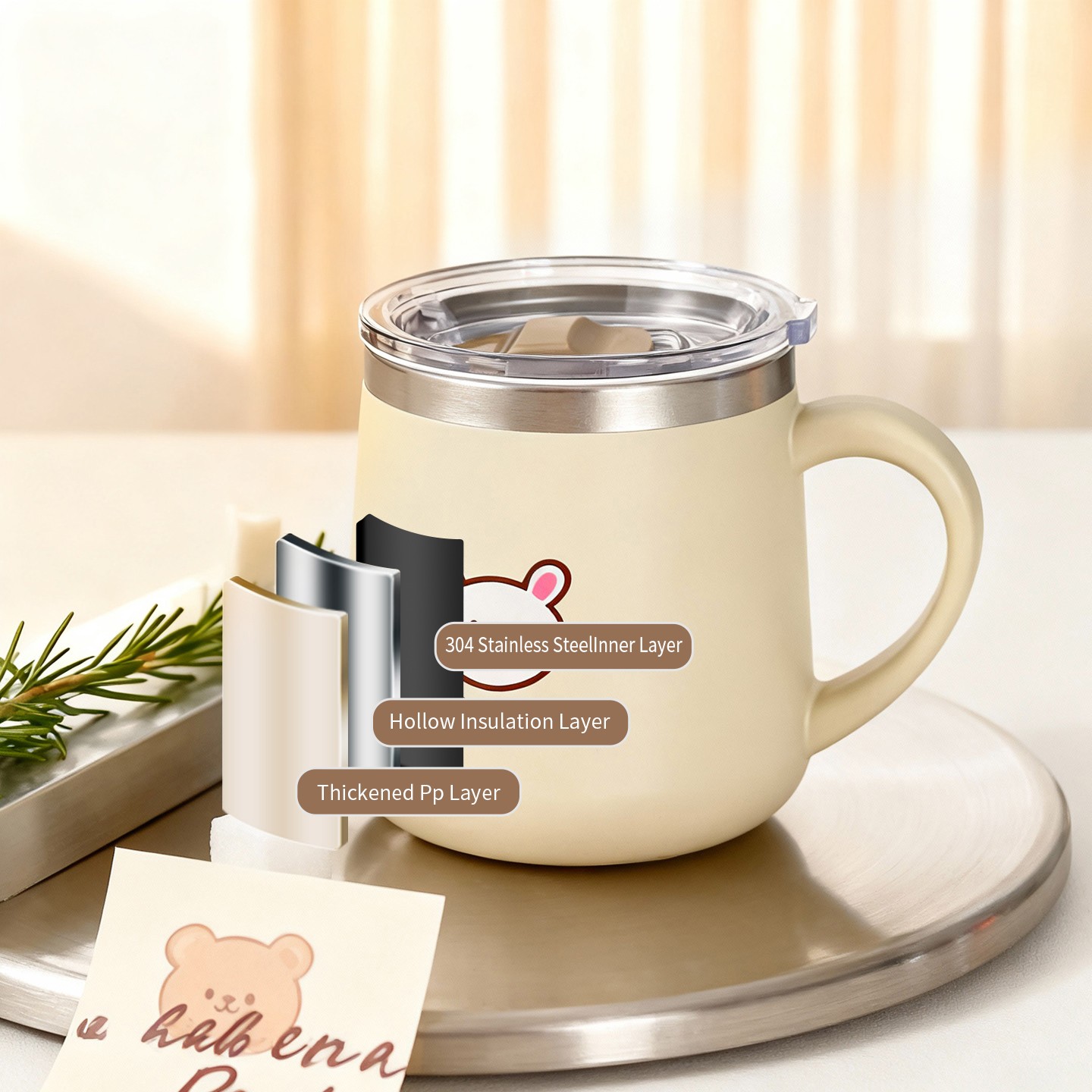 430ML Cartoon 316 Stainless St - Double Wall Mug 评论和价格