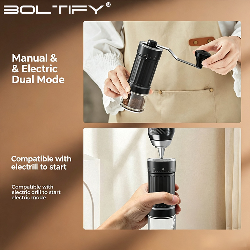 BOLTIFY High-Q Adjustable Coar - Burr Hand Grinder 评论和价格