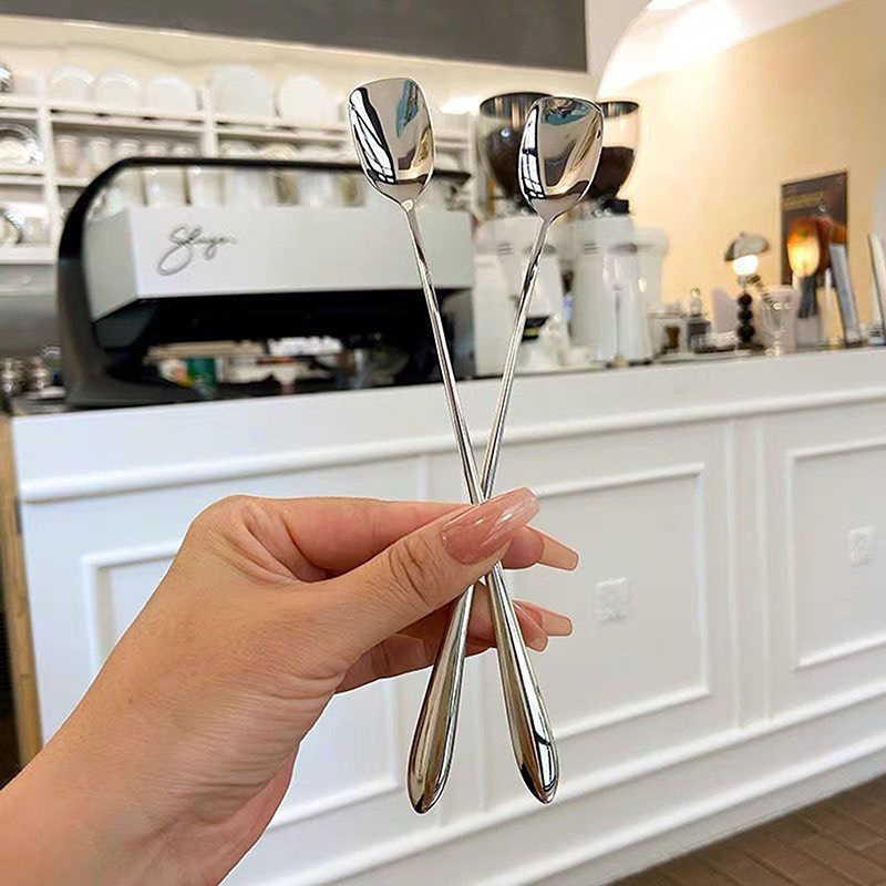 20CM Stainless Steel Long Hand - Coffee Tea Mix 评论和价格