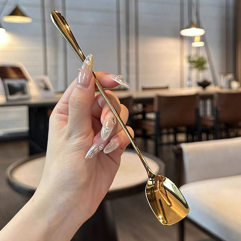 20CM Stainless Steel Long Hand - Coffee Tea Mix 评论和价格