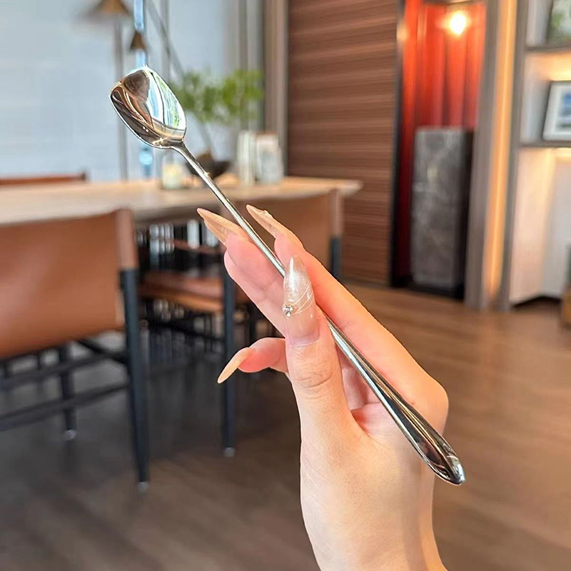 20CM Stainless Steel Long Hand - Coffee Tea Mix 评论和价格