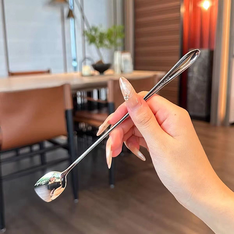 20CM Stainless Steel Long Hand - Coffee Tea Mix 评论和价格