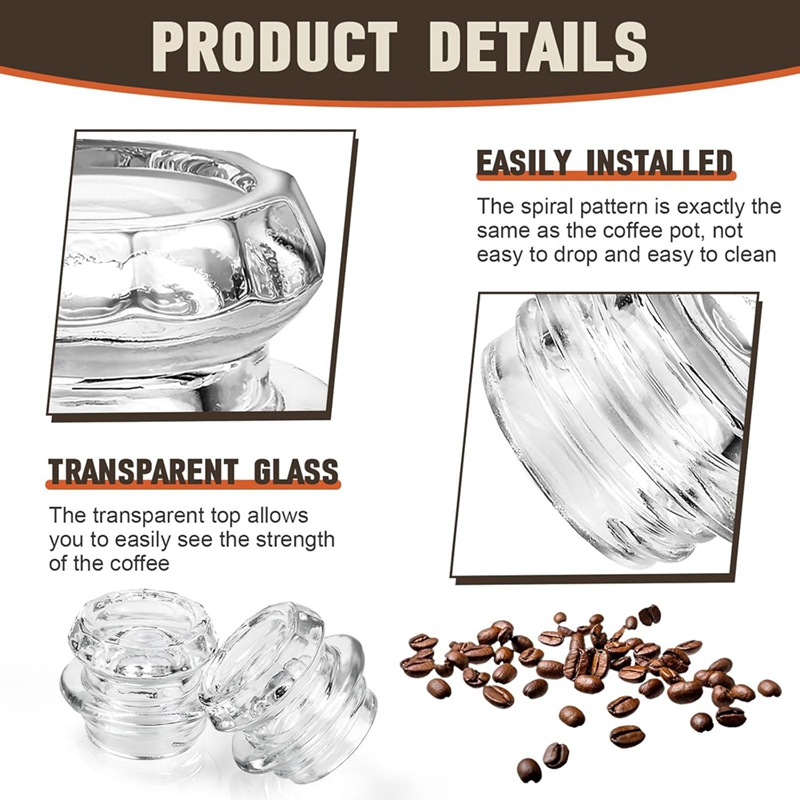 Coffee Percolator Glass Top Re - Coffee & Tea Ken'S House 评论和价格