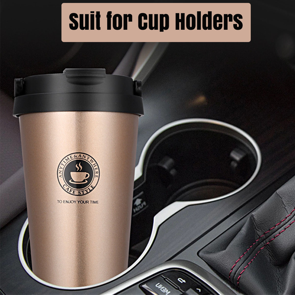 Insulated Travel Coffee Mug 16 - Double Wall Mug 评论和价格