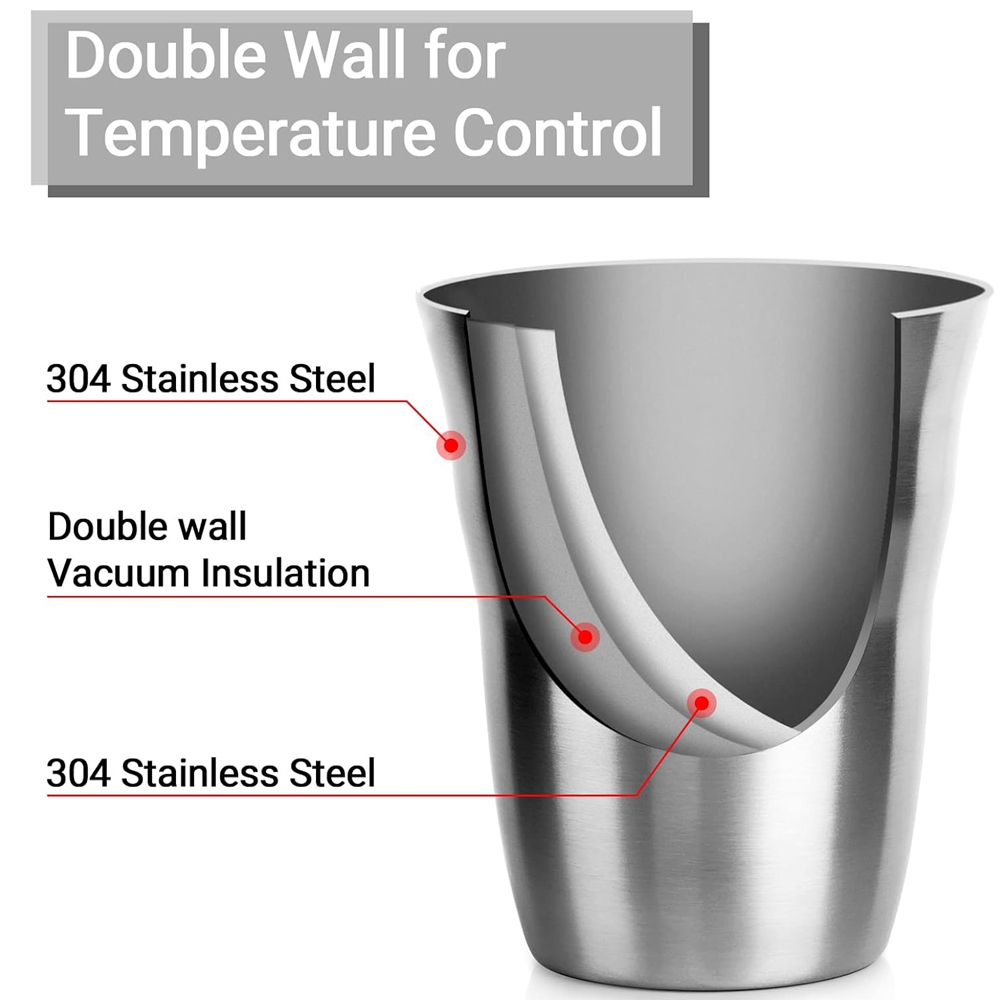 2/3 Pack Metal Cups 8 OZ Stain - Double Wall Mug 评论和价格