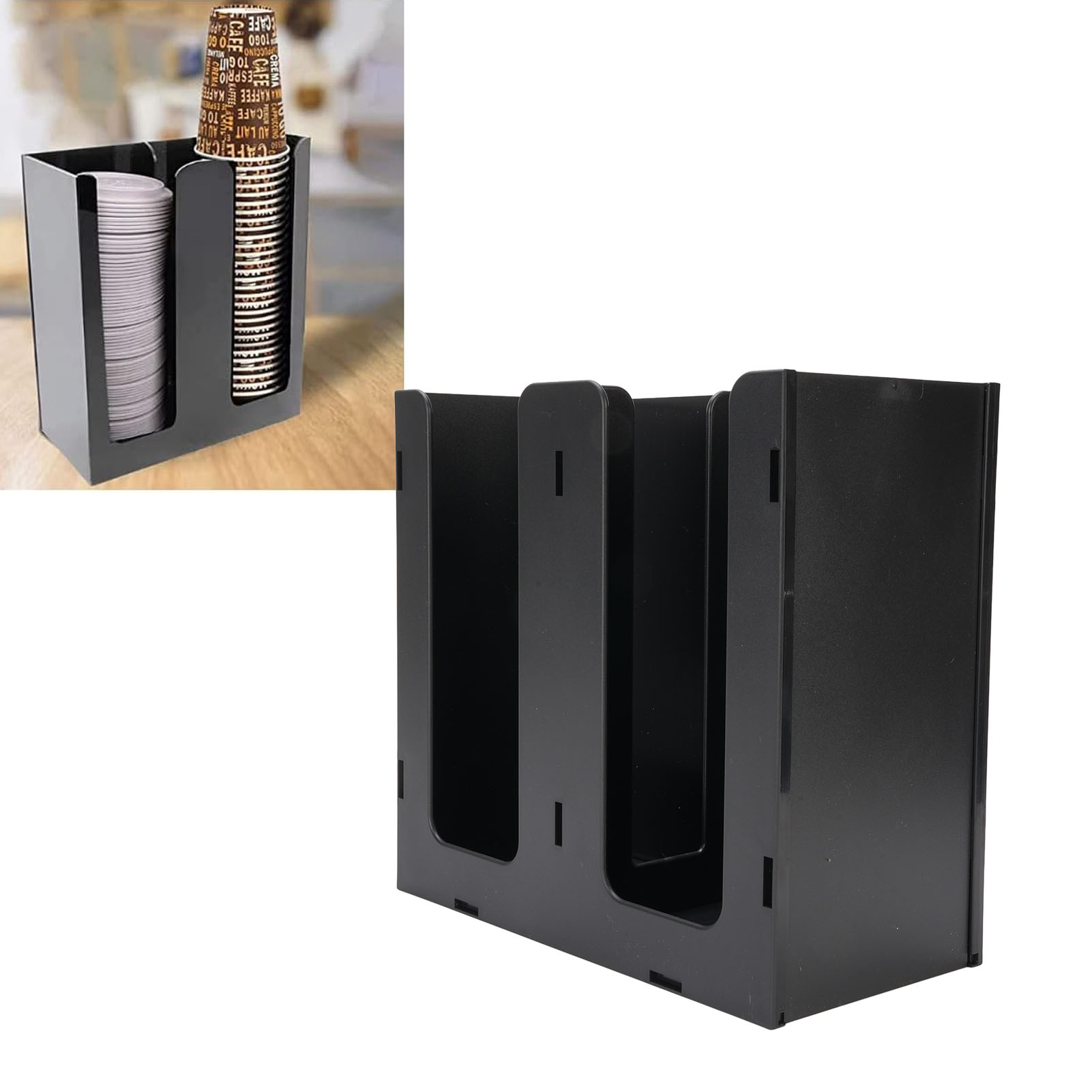 Paper Cup Dispenser Acrylic Co - Coffee Tea Paper Cups 评论和价格