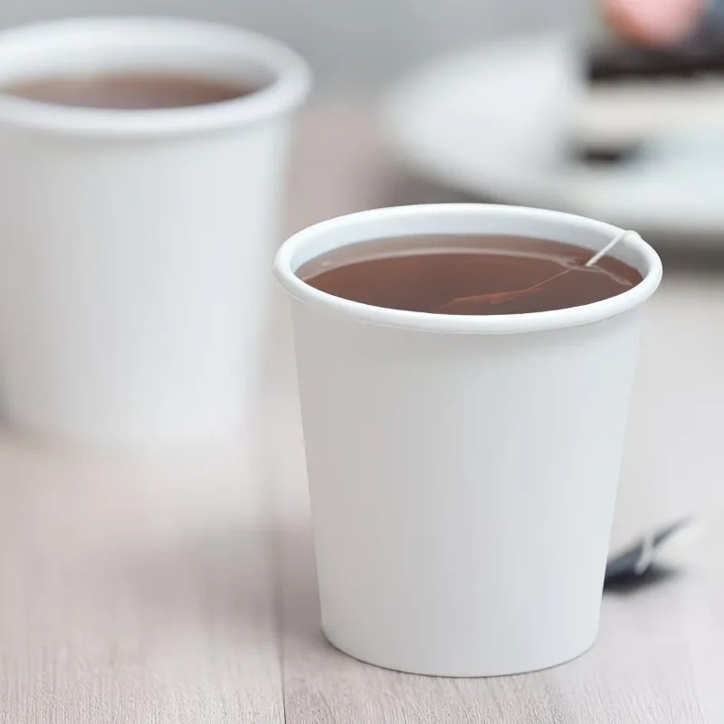 50/100PCS White Paper Cups Jui - Coffee Tea Paper Cups 评论和价格